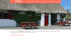 Desktop Screenshot of beachbarsurfschool.com